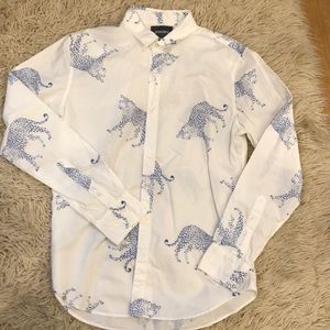 Bonobos Men’s Button Down with Animal Print
